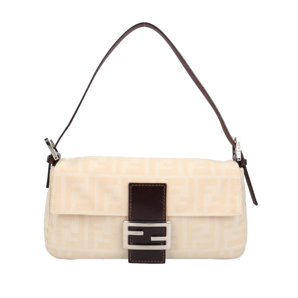 ほぼ未使用☆　Fendi　マンマバケット　ズッカ　キャンバス　ハンドバッグ FENDI フェンディ マンマバケット ズッカ ハンドバッグ