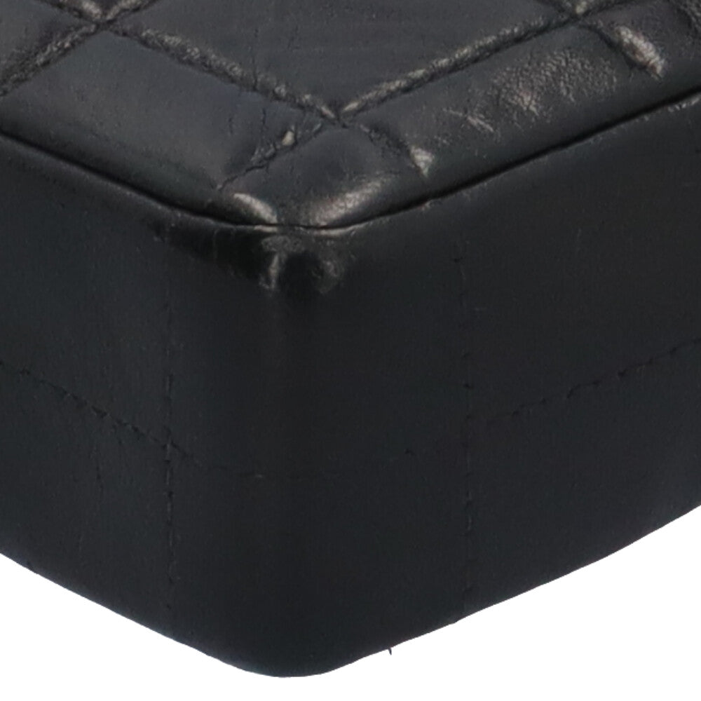 CHANEL シャネル チョコバーステッチ ショルダーバッグ ラムスキン