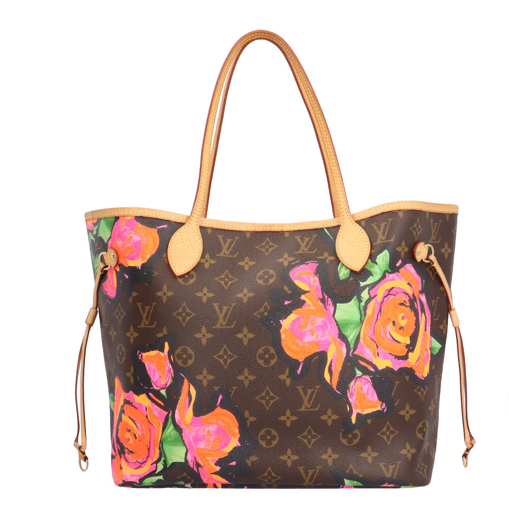 LOUIS VUITTON Louis Vuitton Neverfull MM Monogram Rose Tote Bag