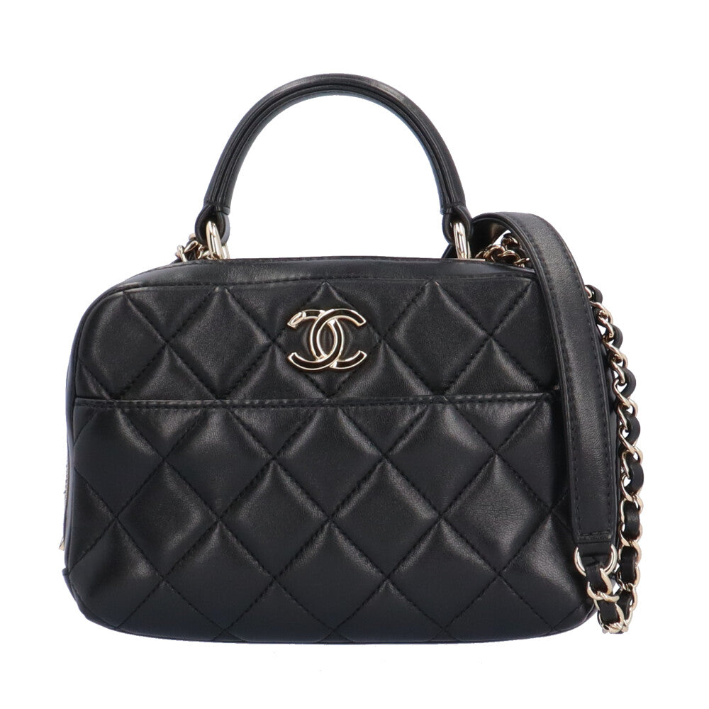 CHANEL Chanel Double Zipper Chain Shoulder Matelasse Shoulder Bag