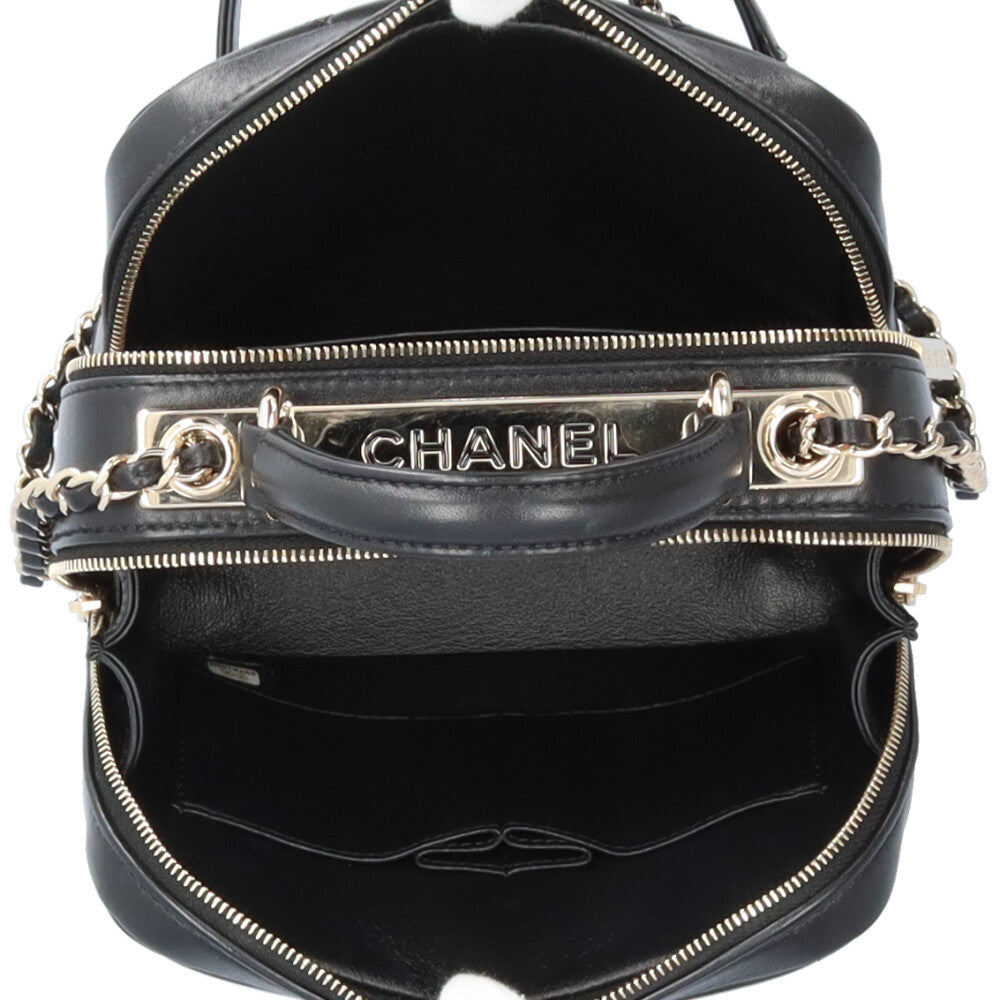 CHANEL Chanel Double Zipper Chain Shoulder Matelasse Shoulder Bag