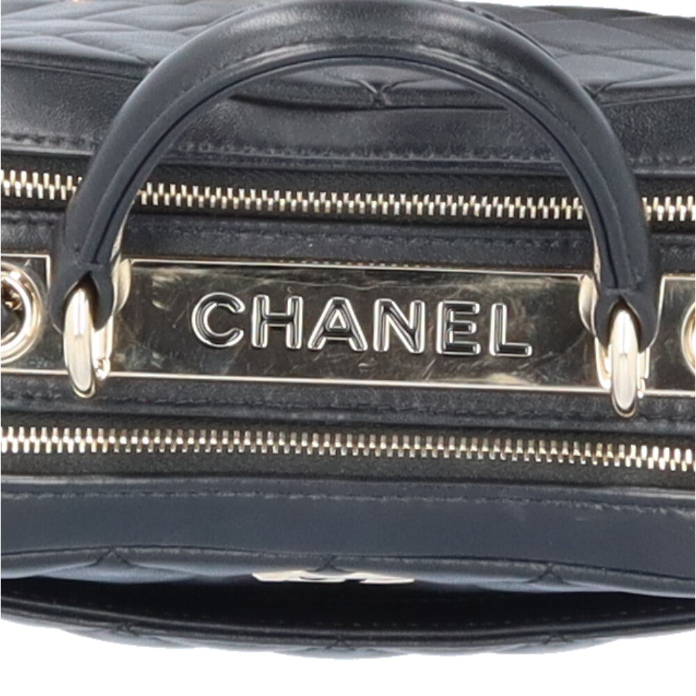 CHANEL Chanel Double Zipper Chain Shoulder Matelasse Shoulder Bag