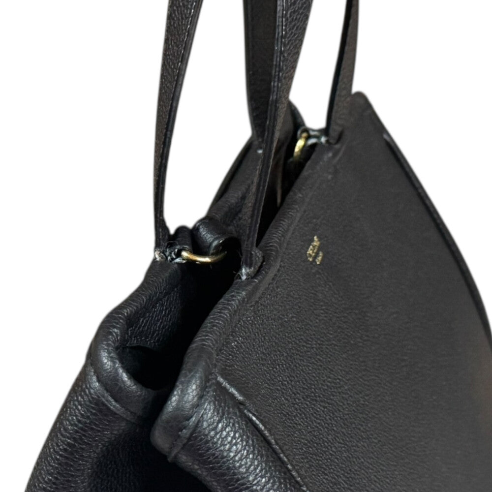 CELINE セリーヌ スモールフォールドカバ ショルダーバッグ レザー