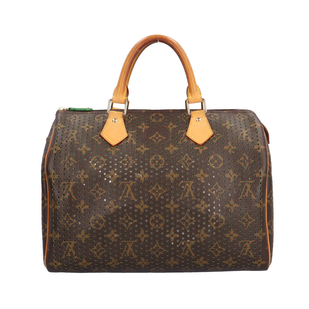 LOUIS VUITTON ルイヴィトン スピーディ30 モノグラムペルフォ ハンドバッグ モノグラムキャンバス ブラウン レディース 中古 –  【公式】リサイクルキング オンラインショップ