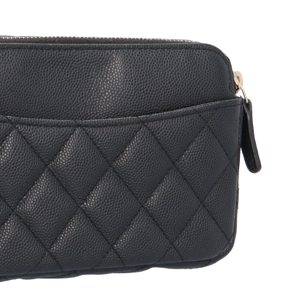 CHANEL シャネル フォンケース マトラッセ ショルダーバッグ キャビア