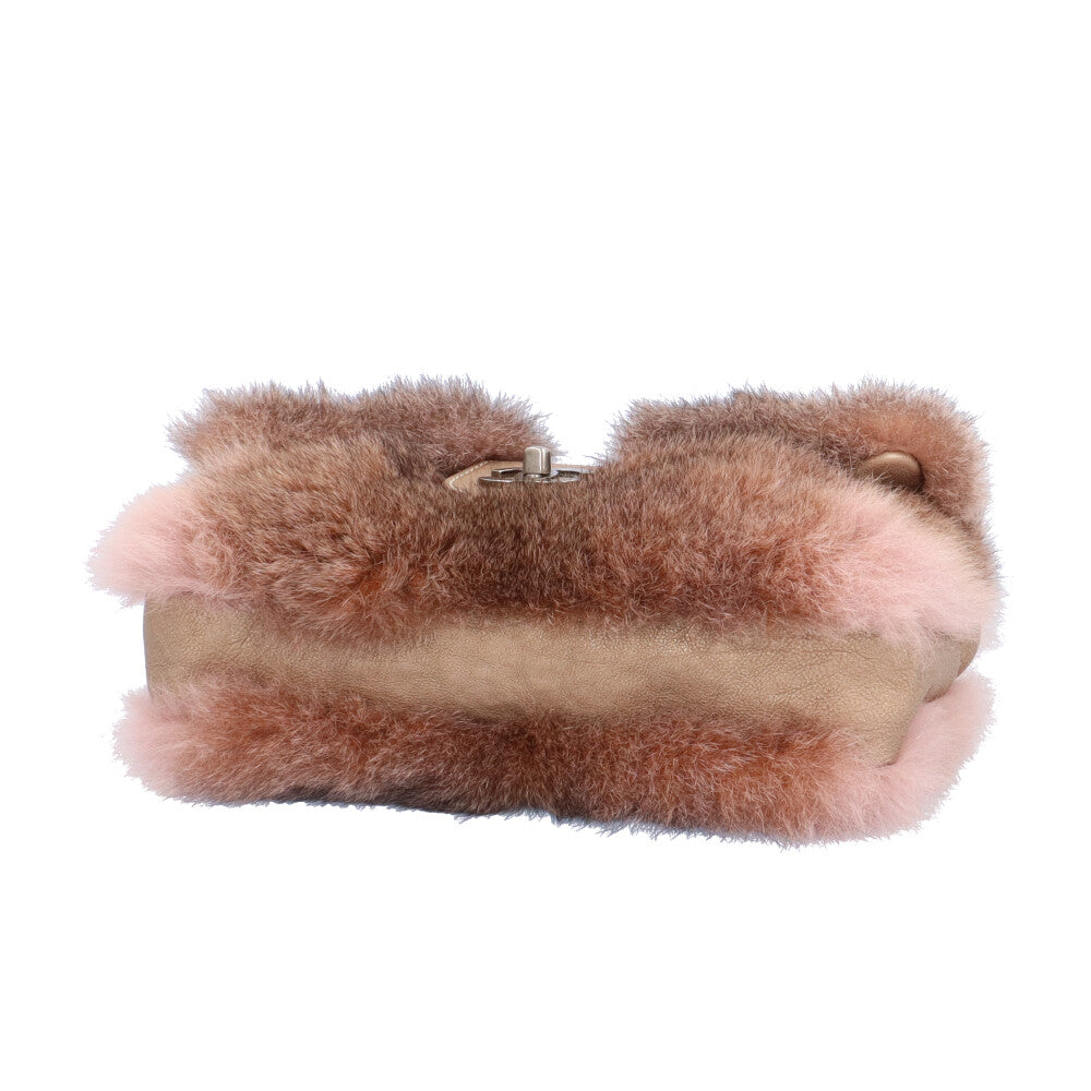 CHANEL シャネル ファーバッグ ココマーク ショルダーバッグ 毛皮