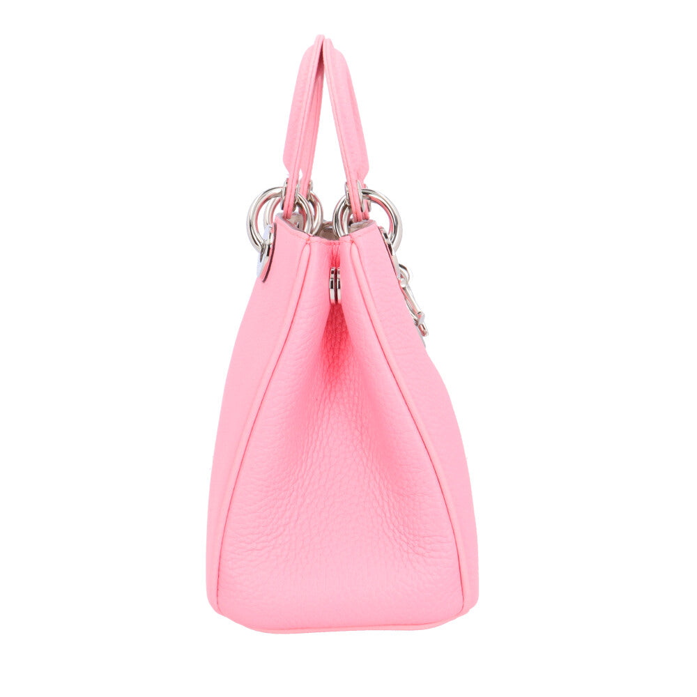 Christian Dior Diorissimo Mini Shoulder Bag Leather Pink Women's