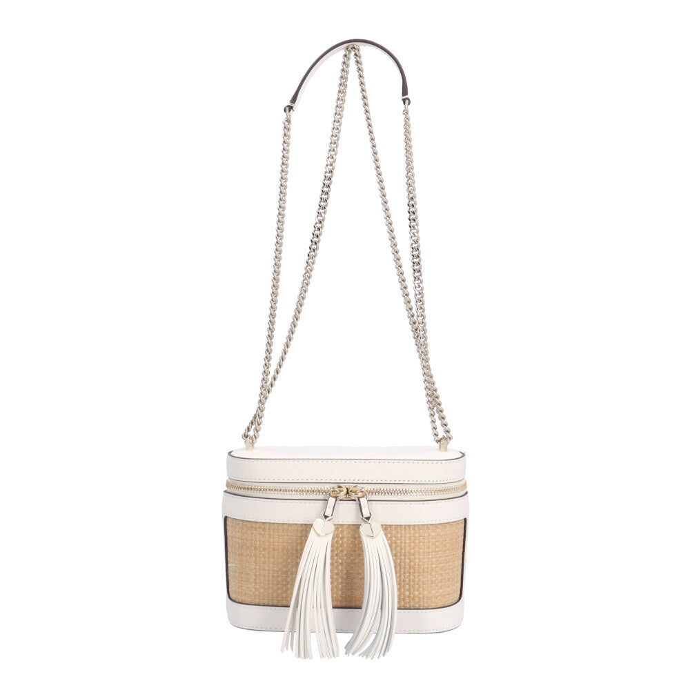 Kate Spade ケイトスペード バイカラー ショルダーバッグ ストロー