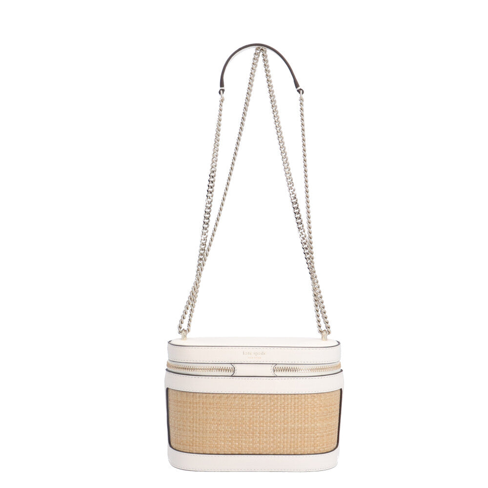 Kate Spade ケイトスペード バイカラー ショルダーバッグ ストロー