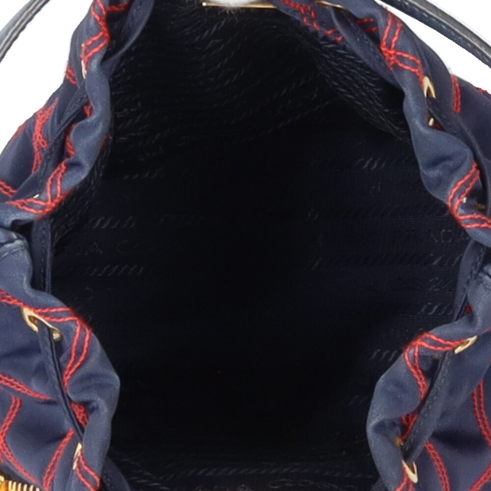 PRADA プラダ トライアングルロゴ巾着 ショルダーバッグ ナイロン