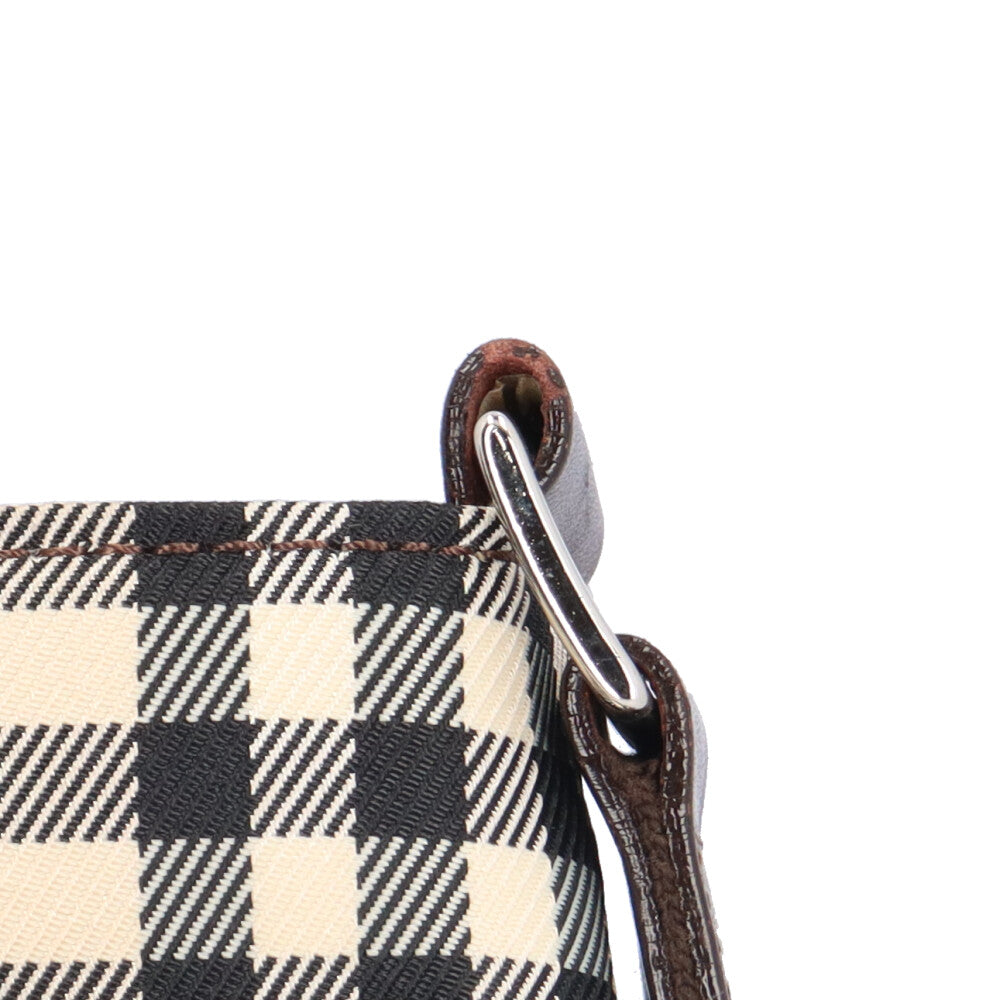 BURBERRY バーバリー ノバチェック ショルダーバッグ ナイロンキャンパス ベージュ レディース 中古 – 【公式】リサイクルキング  オンラインショップ