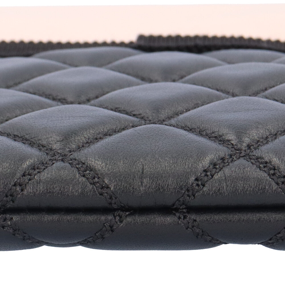 シャネル クラッチバッグ シャネル ラムスキン ピンク レディース