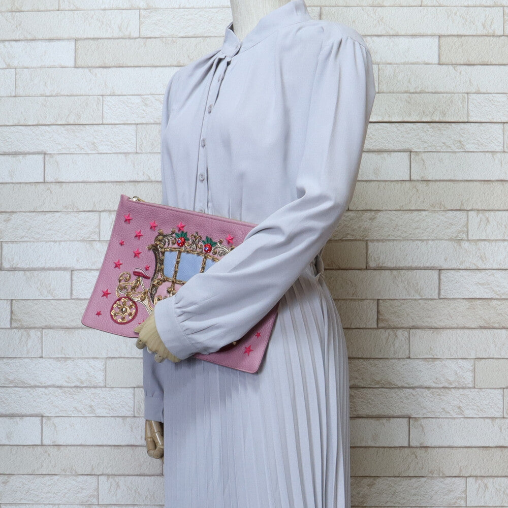 DOLCE&GABBANA ドルチェアンドガッバーナ クラッチバッグ レザー  