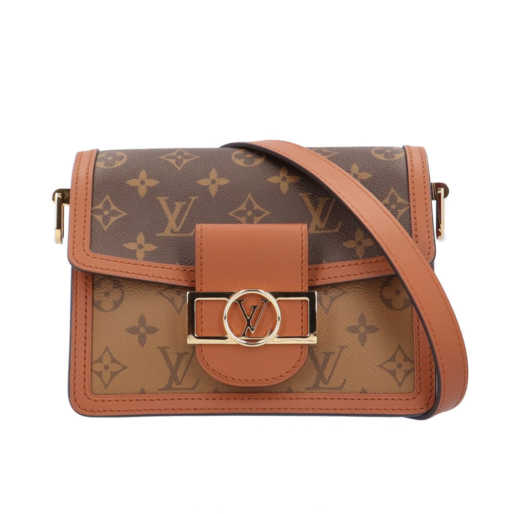 LOUIS VUITTON ルイヴィトン ドーフィーヌMINI モノグラムリバース ショルダーバッグ モノグラムリバース ブラウン レディー –  【公式】リサイクルキング オンラインショップ