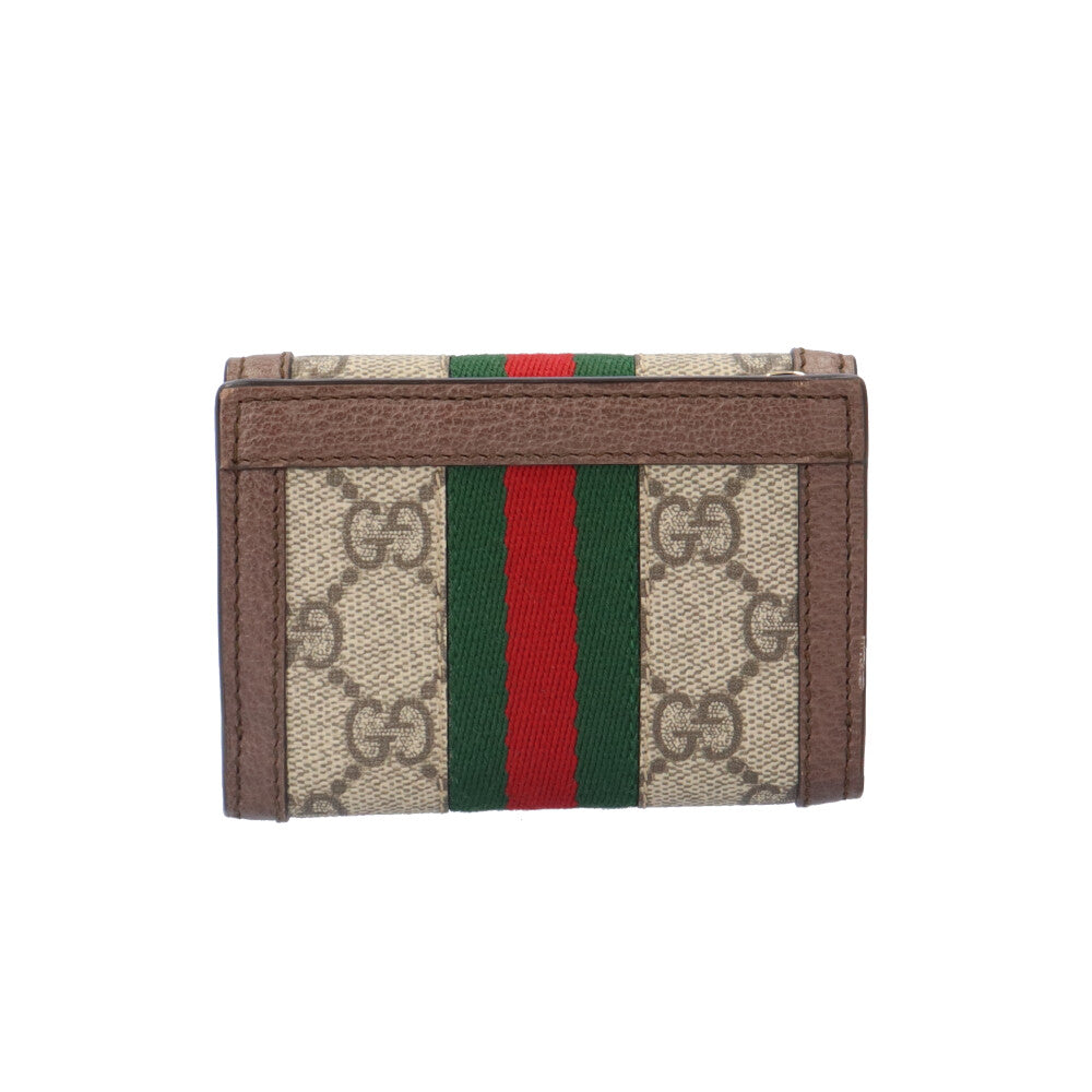 GUCCI グッチ オフィディア 三つ折り財布 GGスプリームキャンバス ユニ