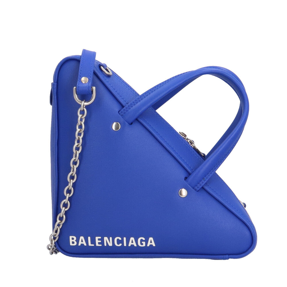 Balenciaga triangle bag blue online