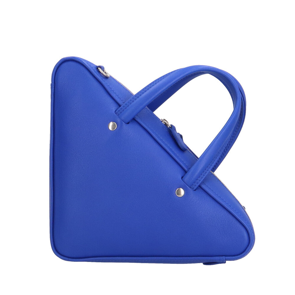 Balenciaga blue triangle bag best sale