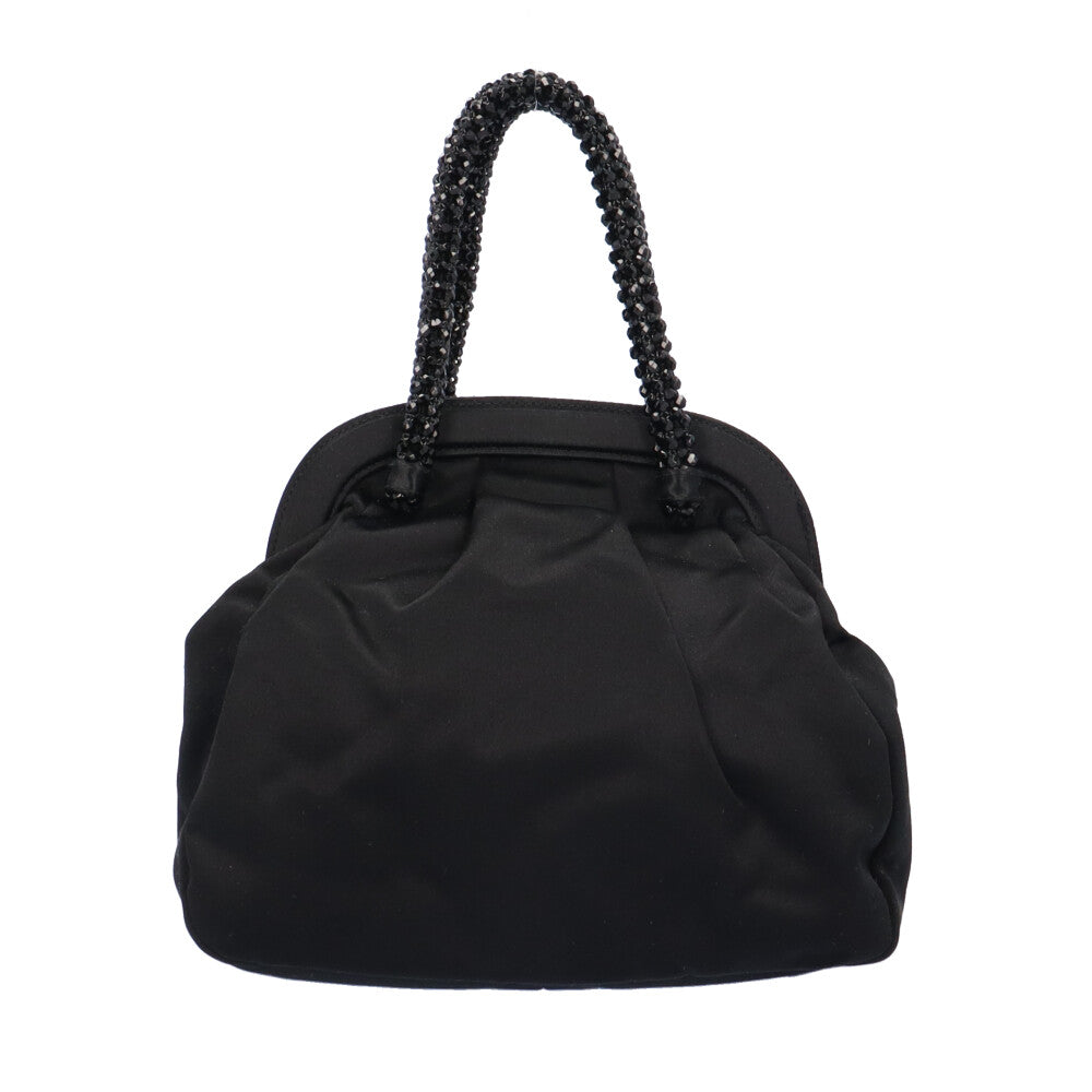 PRADA プラダ ハンドバッグ サテン ブラック レディース 中古 – 【公式 