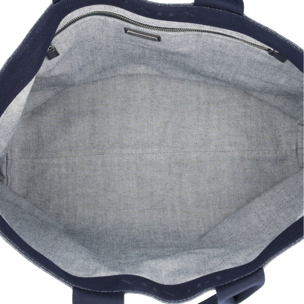 PRADA プラダ 三角ロゴ トートバッグ デニム ブルー ユニセックス 中古