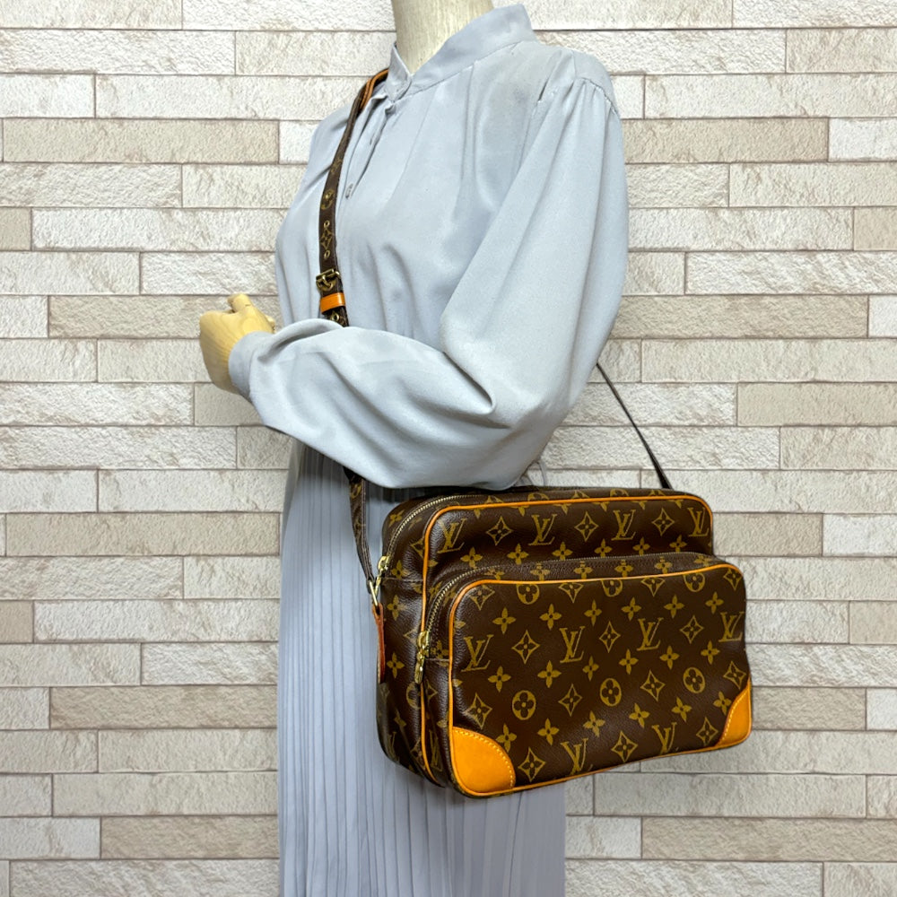 LOUIS VUITTON ルイヴィトン ナイル モノグラム ショルダーバッグ モノグラムキャンバス ブラウン レディース 中古 –  【公式】リサイクルキング オンラインショップ