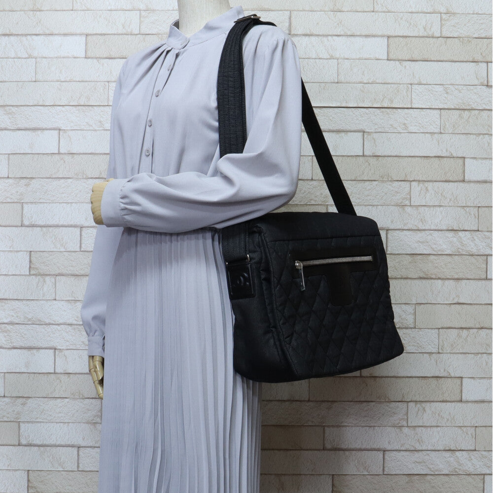 CHANEL シャネル コココクーン ショルダーバッグ デニム ブラック
