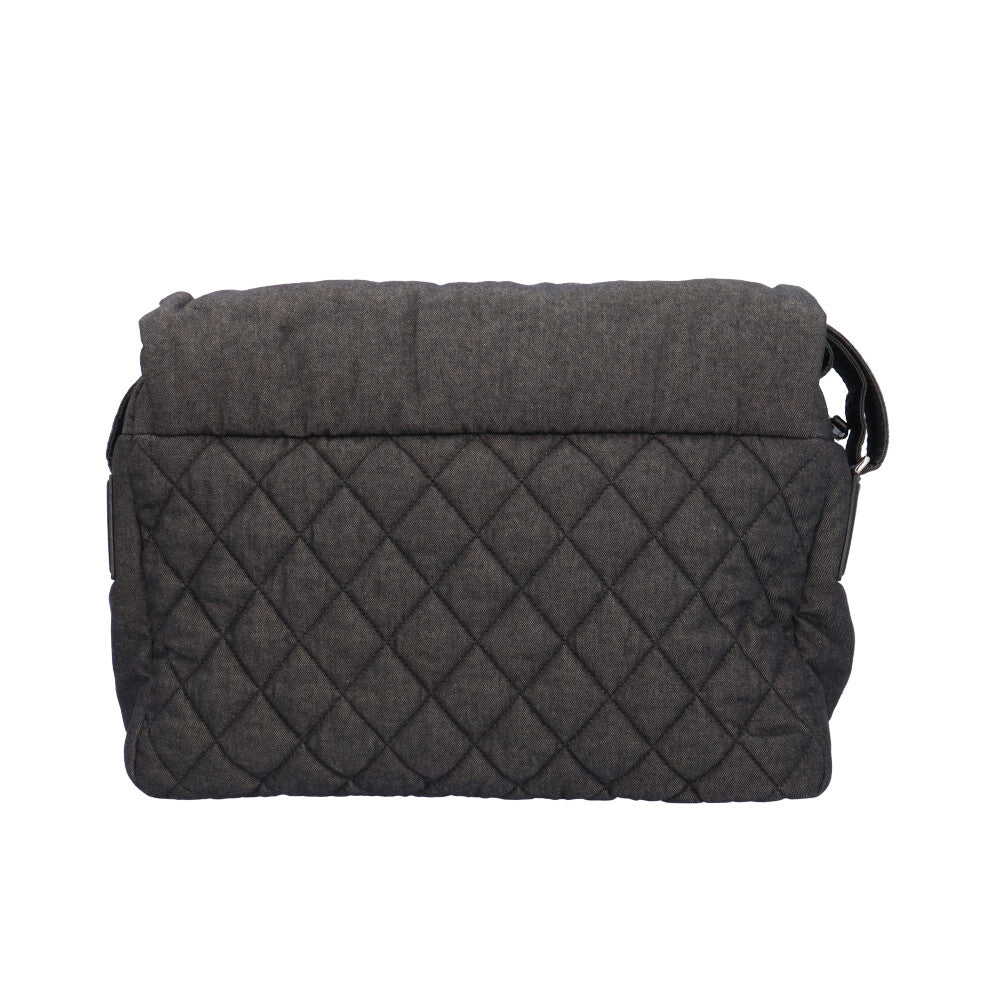 CHANEL シャネル コココクーン ショルダーバッグ デニム ブラック