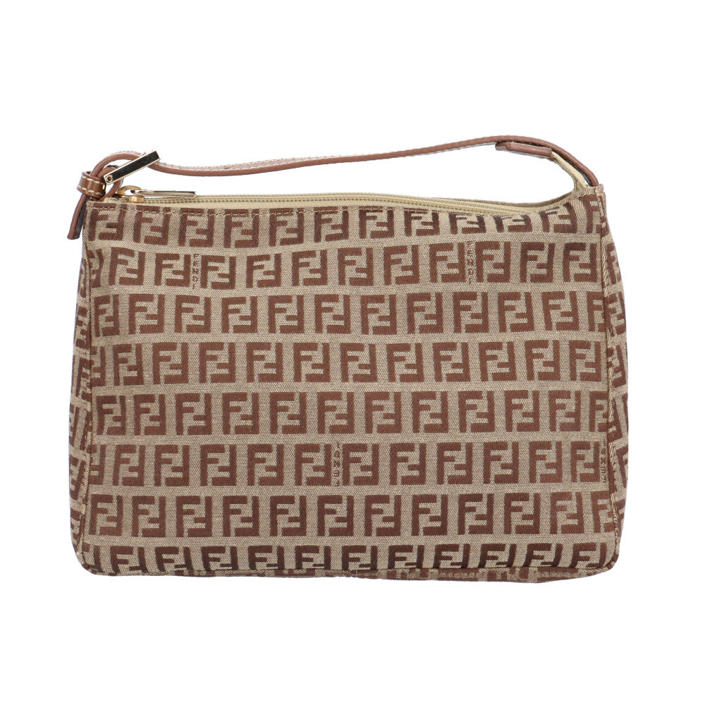 FENDI Zucchino handbag canvas beige ladies used – 【公式