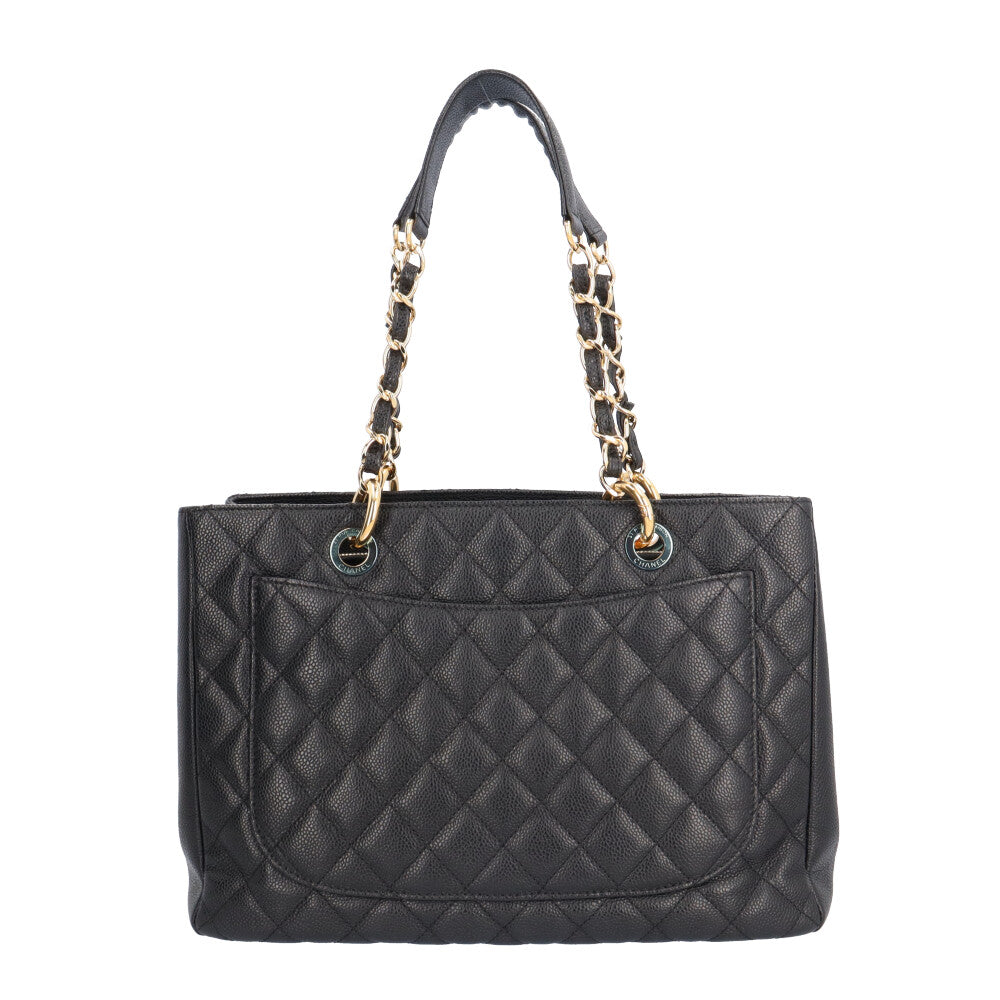 CHANEL シャネル GSTトート マトラッセ ショルダーバッグ キャビア 