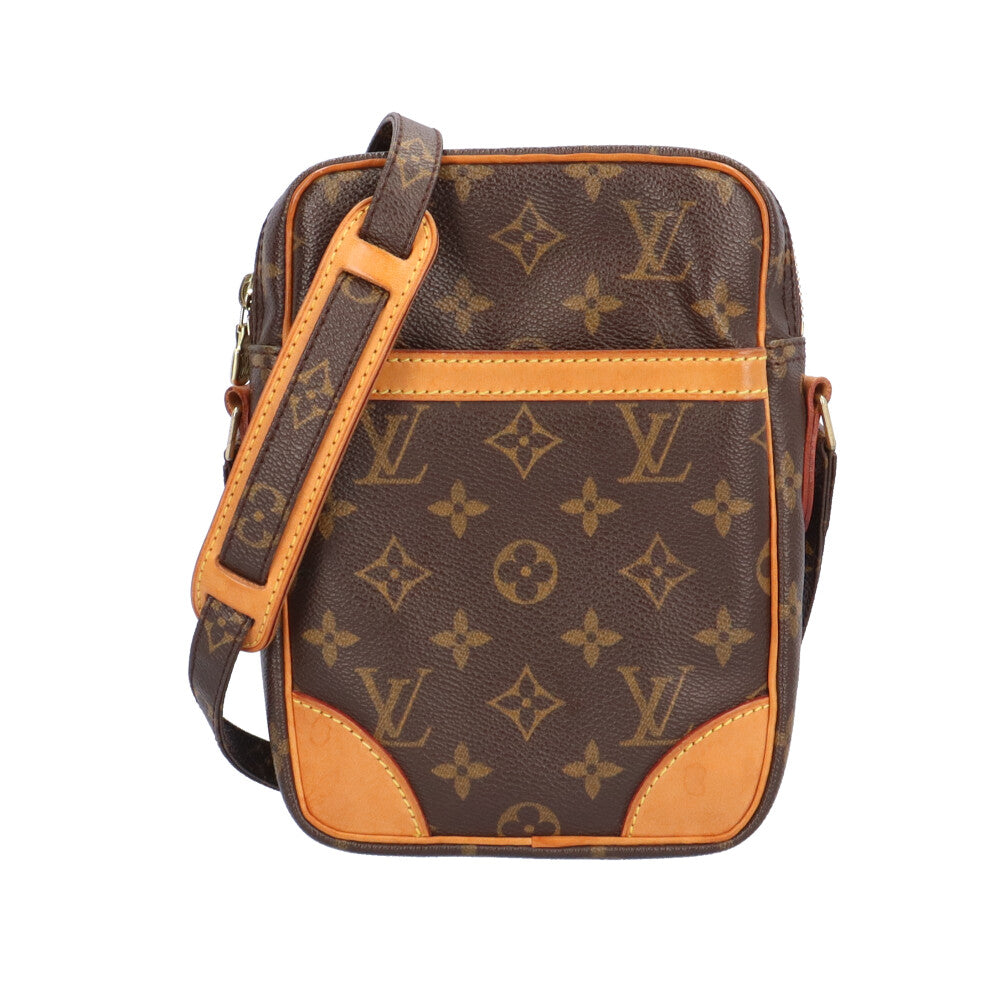 【マクラ】Louis Vuitton ボディバッグ ブラウン キャンバス LOUIS VUITTON Louis Vuitton Bam Bag Melvir Dami Body Bag Damier