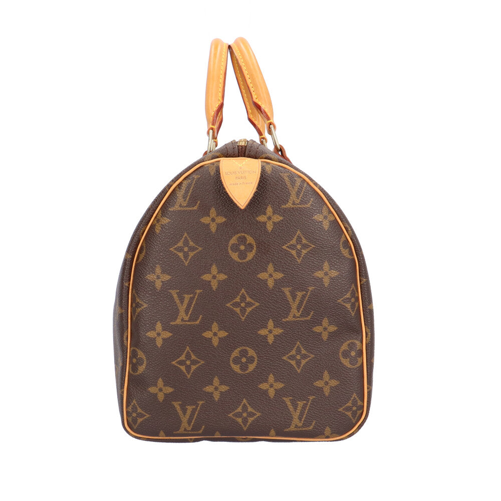 LOUIS VUITTON ルイヴィトン スピーディ30 モノグラム ハンドバッグ モノグラムキャンバス ブラウン レディース 中古 –  【公式】リサイクルキング オンラインショップ