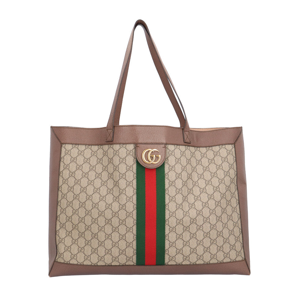 GUCCI グッチ ワイドトートバッグ オフィディア トートバッグ レザー ベージュ レディース 中古 – 【公式】リサイクルキング オンラインショップ