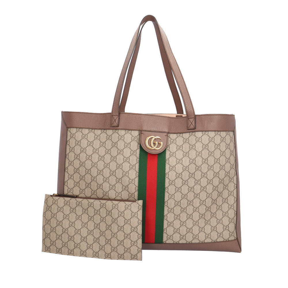 GUCCI グッチ ワイドトートバッグ オフィディア トートバッグ レザー ベージュ レディース 中古 – 【公式】リサイクルキング オンラインショップ