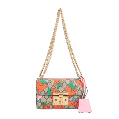 GUCCI グッチ いちご GGスプリーム ショルダーバッグ GGスプリーム