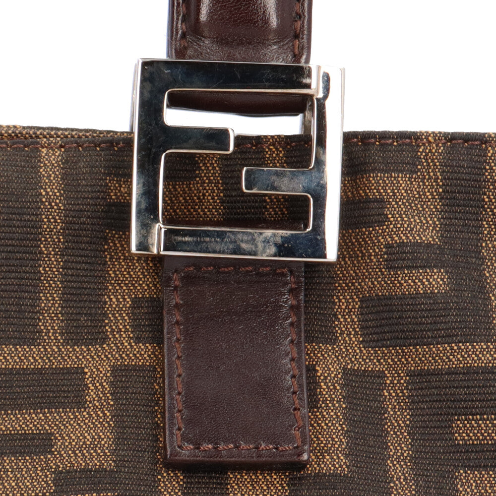 FENDI フェンディ ズッカ ベロア×レザー ベルト レディース ブラウン FENDI フェンディ ズッカ ベロア×レザー ベルト レディース ブラウン