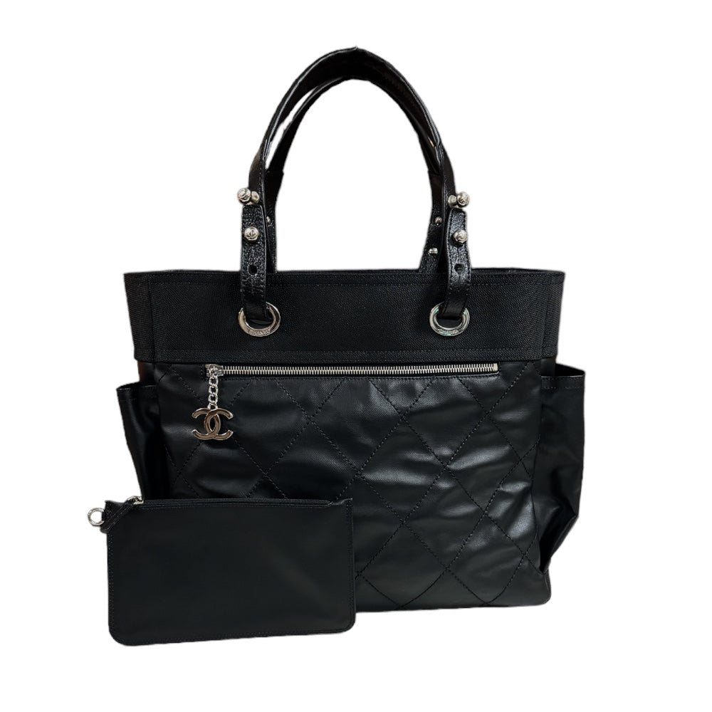 CHANEL シャネル パリビアリッツGM トートバッグ コーティング