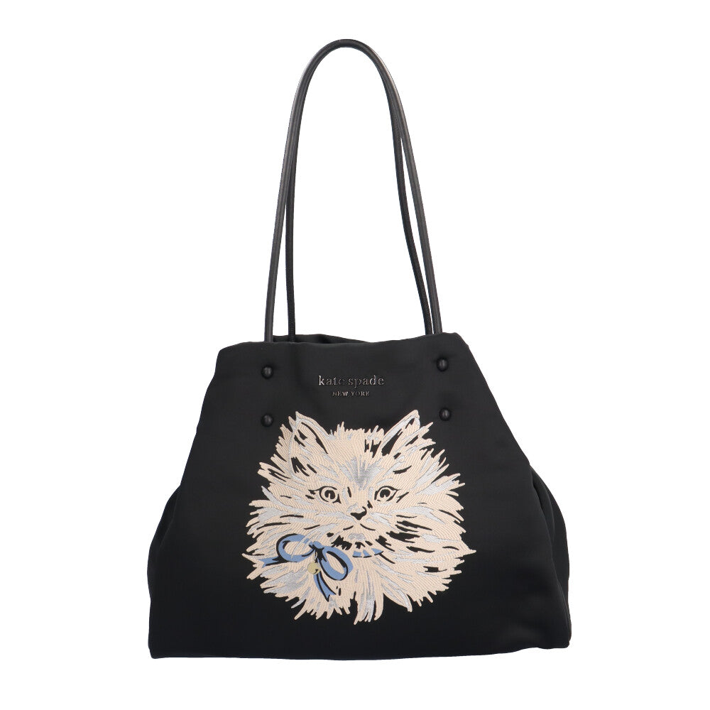 Kate spade everything puffy cat large tote sale