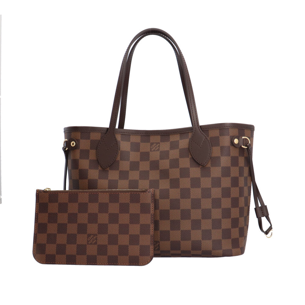 LOUIS VUITTON ルイヴィトン ネヴァーフルPM ダミエ トートバッグ ダミエキャンバス ブラウン レディース 中古 –  【公式】リサイクルキング オンラインショップ