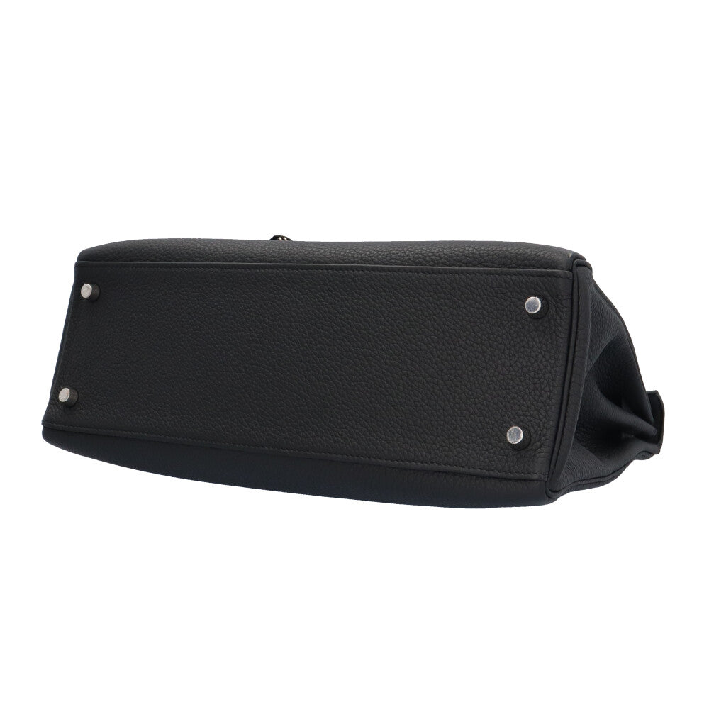 HERMES エルメス ケリー32 ショルダーバッグ レザー ブラック