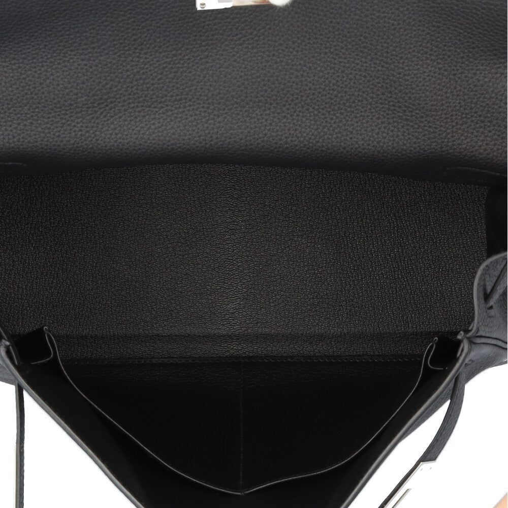 HERMES エルメス ケリー32 ショルダーバッグ レザー ブラック