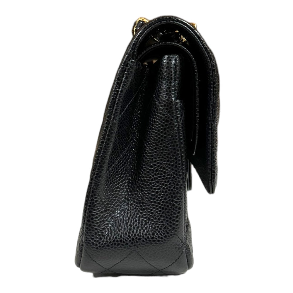 ジャーニー　CHANEL ブラック ショルダーバッグ CHANEL シャネル ショルダーバッグ マトラッセ25フラップ ソーブラック