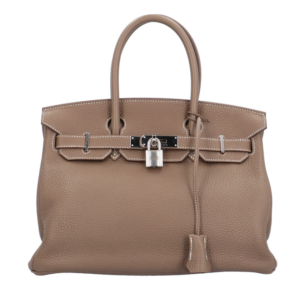 人気モデル HERMES バーキン30 ハンドバッグ HERMES エルメス バーキン30 ハンドバッグ トゴ ベージュ レディース