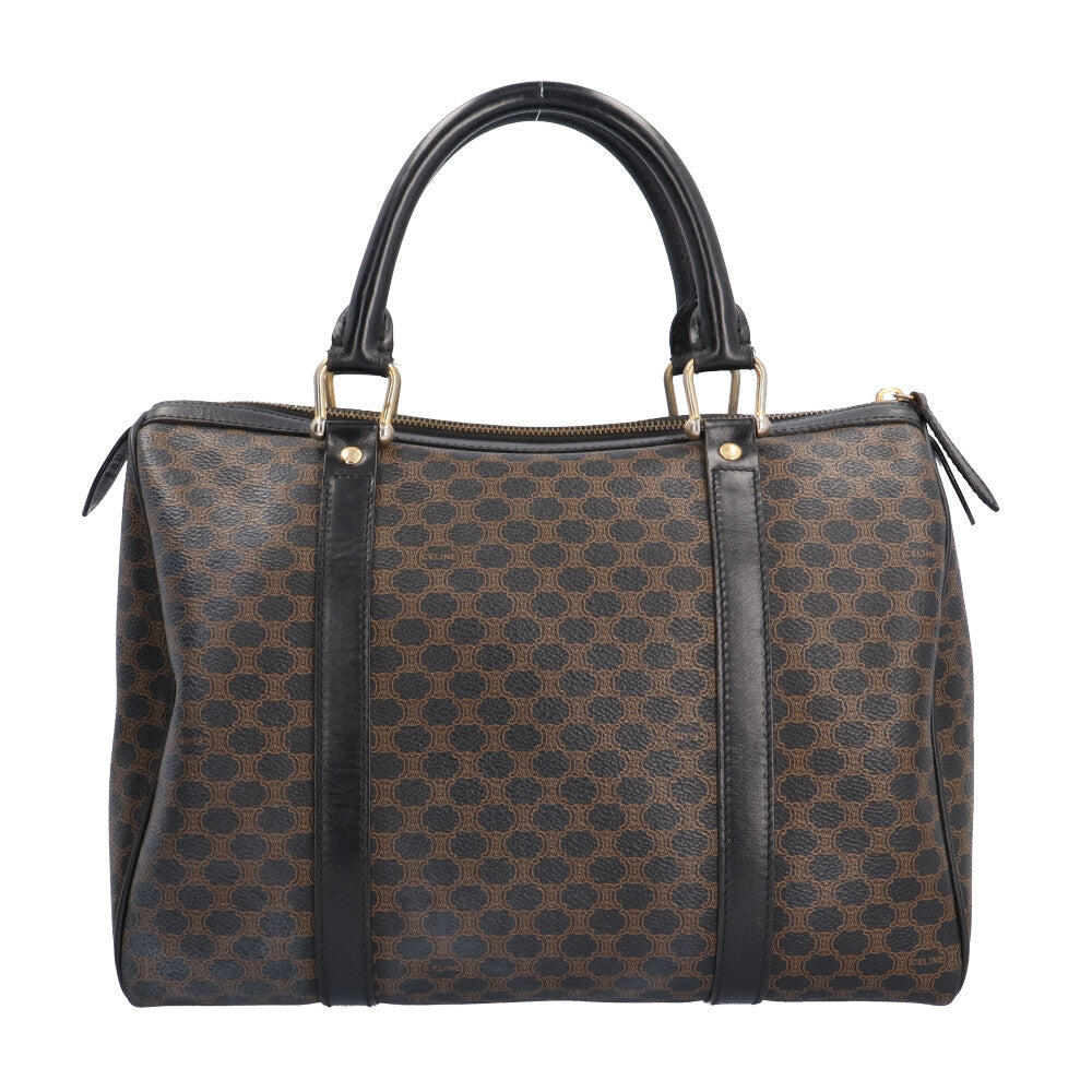 CELINE セリーヌ ミニボストン マカダム ハンドバッグ PVC