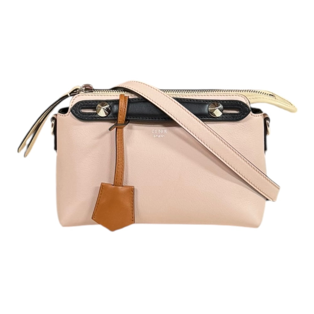 FENDI フェンディ バイザウェイミニ ショルダーバッグ レザー ピンク