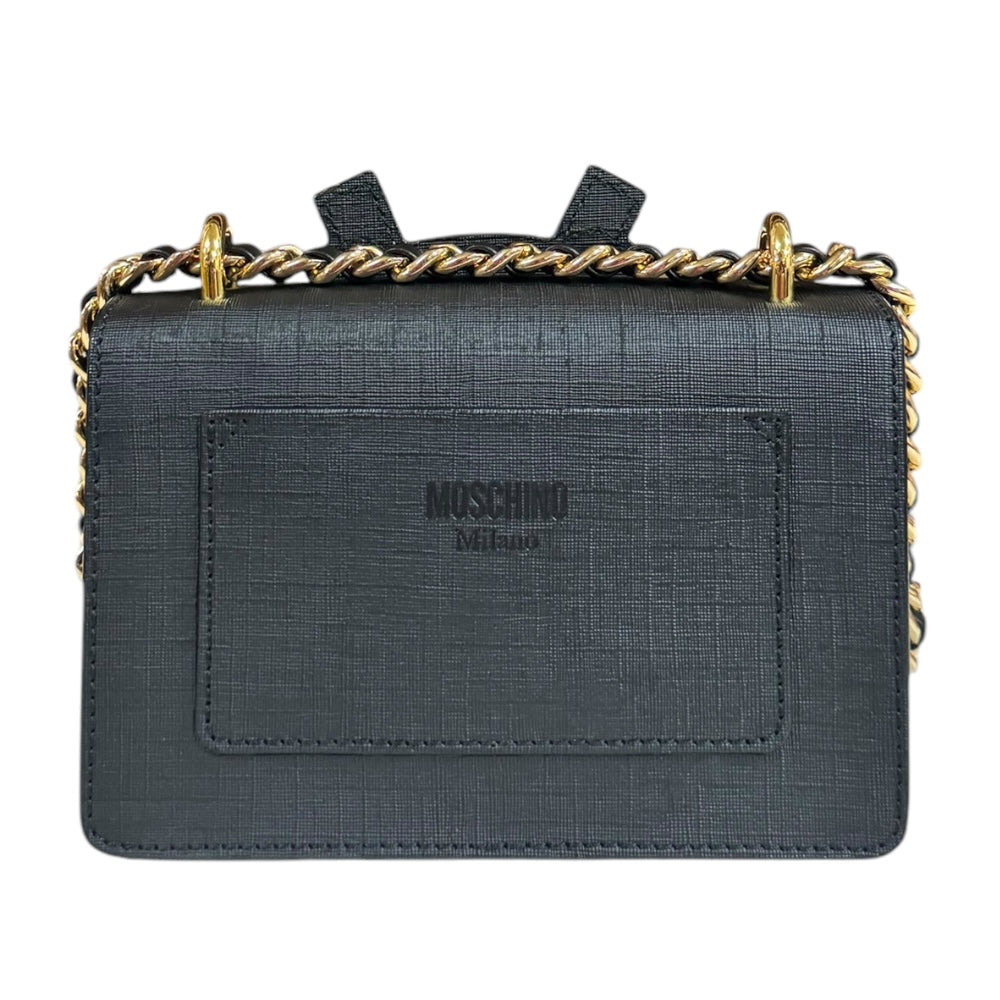 MOSCHINO モスキーノ テディベア ショルダーバッグ レザー ブラック レディース 中古 – 【公式】リサイクルキング オンラインショップ