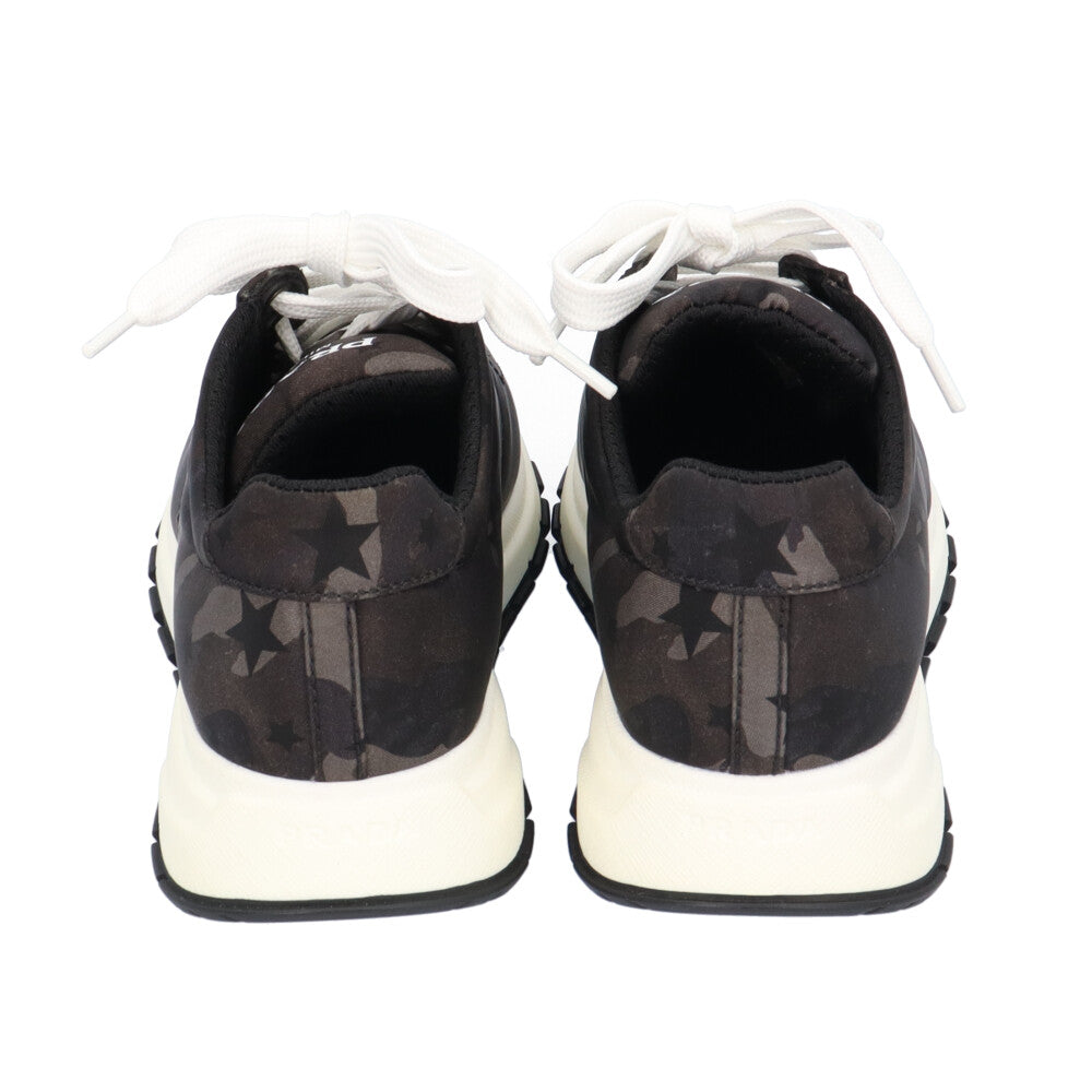 PRADA Prada Star Camo Fula Pattern Sneaker Nylon Ladies Used
