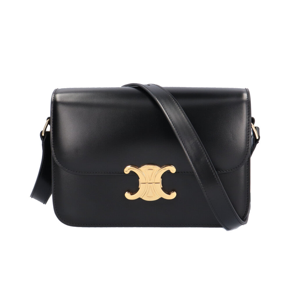 CELINE セリーヌ クラシック トリオンフ ショルダーバッグ レザー