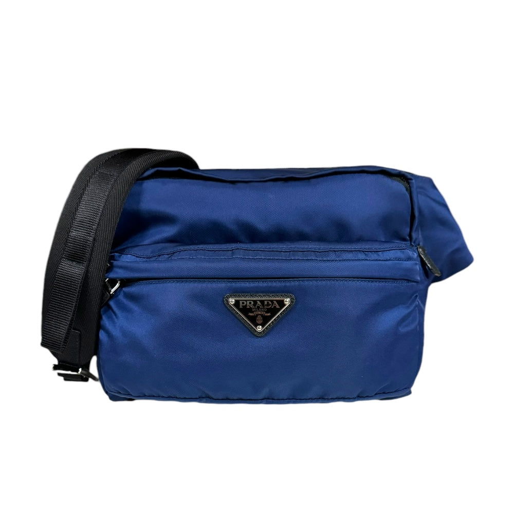 Prada blue nylon bag sale