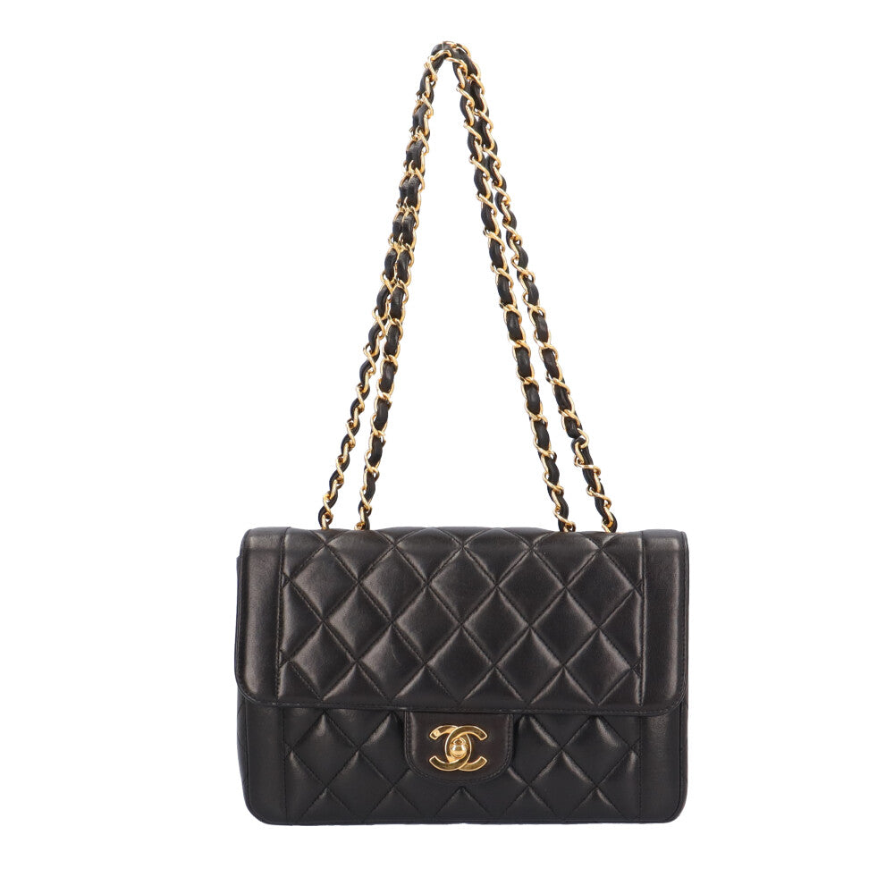 CHANEL シャネル ダイアナSフラップ マトラッセ22 ショルダーバッグ ラムスキン ブラック レディース 中古 – 【公式】リサイクルキング  オンラインショップ