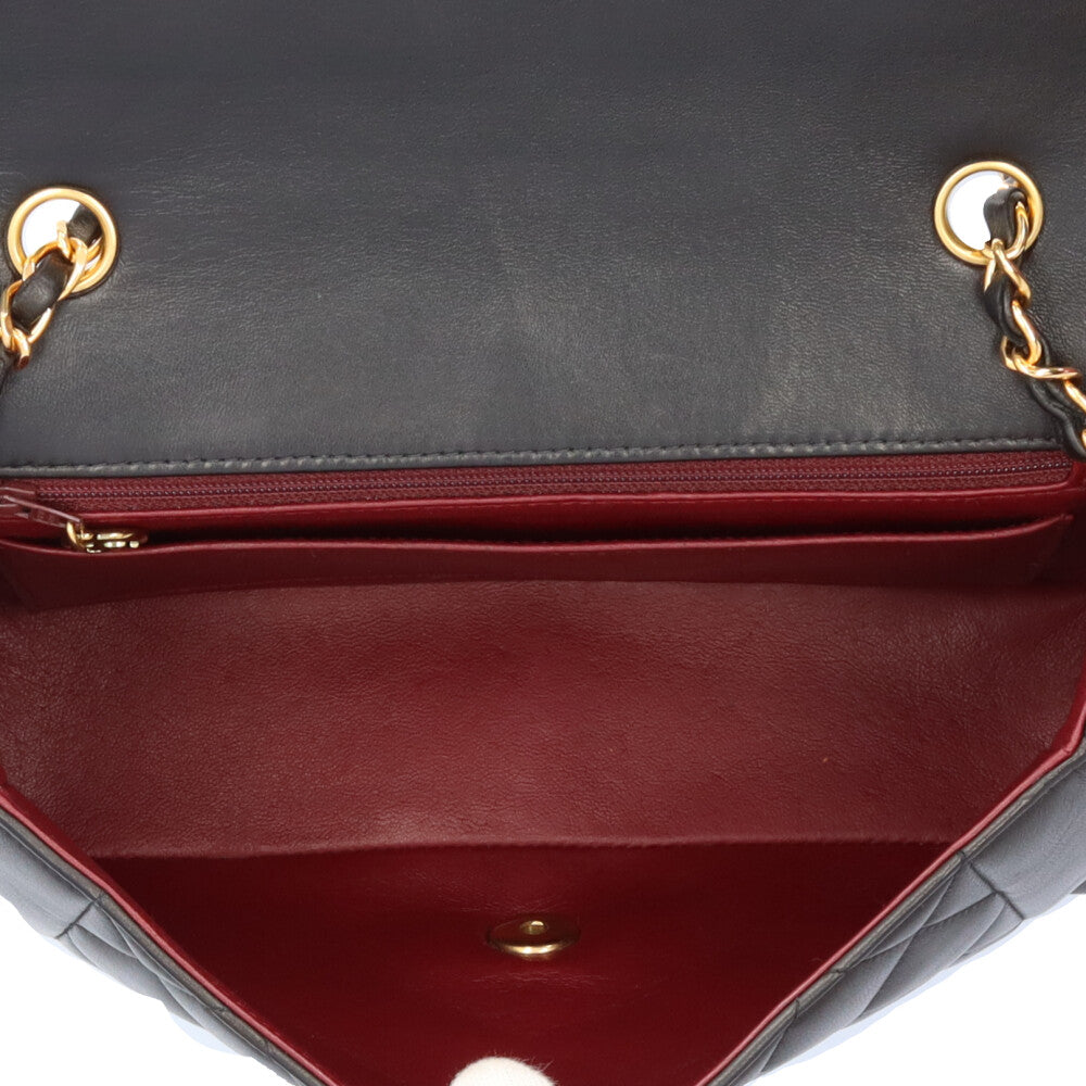 CHANEL シャネル/ダイアナショルダーバッグ/ラムスキン/280****/ABランク/64【中古】 CHANEL シャネル ダイアナ ショルダーバッグ ラムスキン ブラック