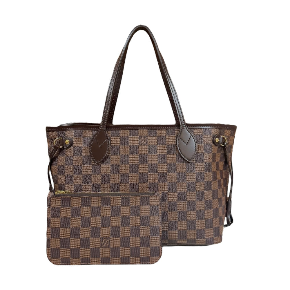 LOUIS VUITTON ルイヴィトン ネヴァーフルPM ダミエ トートバッグ ダミエキャンバス ブラウン レディース 中古 –  【公式】リサイクルキング オンラインショップ